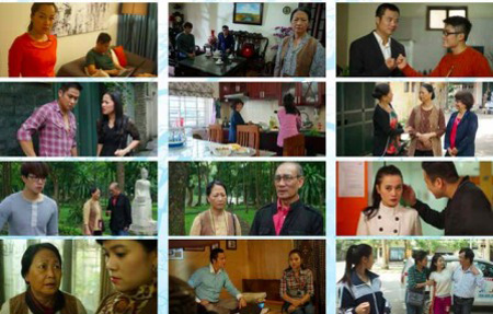 Các cảnh trong bộ phim (Ảnh:Đài Truyền hình Việt Nam cung cấp).